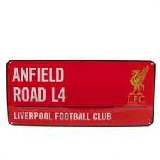 Liverpool FC Street Sign Red