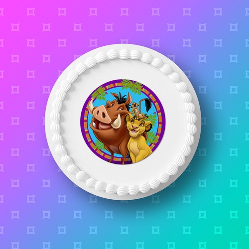 Lion king pre - edible, icing