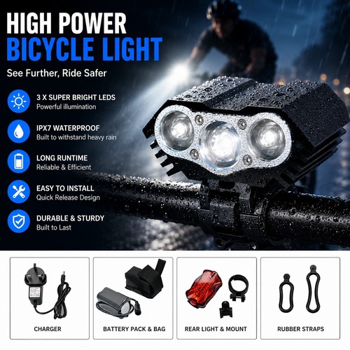 Led bike front rear - front, &
