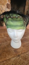 Frankenstein Monster Headpiece Latex Hair Neck Bolts Halloween Mask