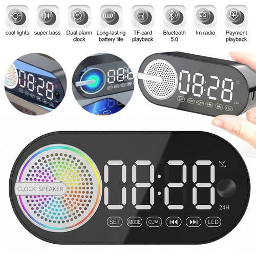 Desktop alarm clock radio - alarm,