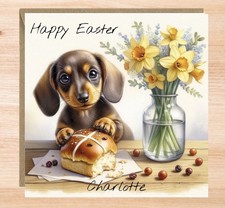 Personalised Dachshund Puppy