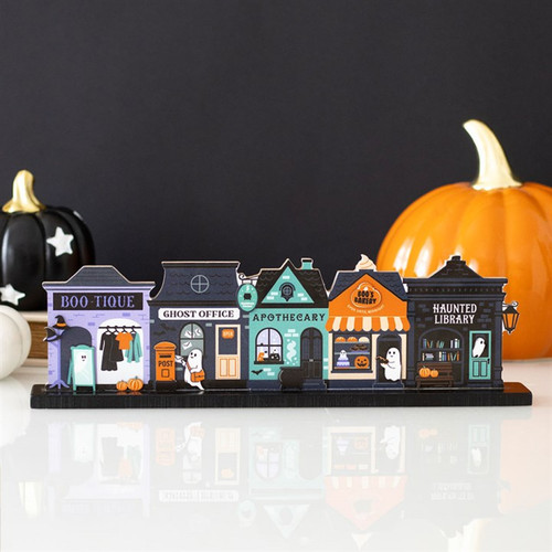Spooky street house decoration - house,