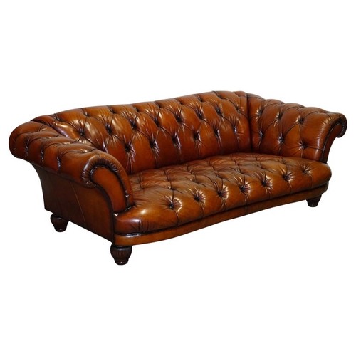Restored hand dyed leather - hand,
