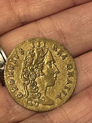 George iii spade guinea brass - george,