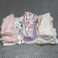 Lot of Clothes Newborn Baby Girls Multicoloured Mixed Size Outdoor Comfort 44 Pc