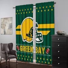 Green Bay Football Curtain Rod