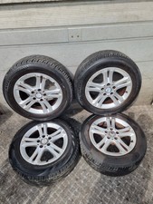 MERCEDES E220 ALLOY WHEEL SET 225/55/16 A2114017102 W211 2.1L DSL SALOON 2007