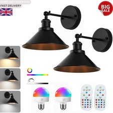 2PCS LED Wall Light Battery