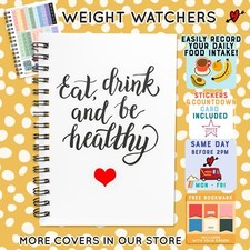 Food Diary Diet Journal Weight Watchers A5 LOG Weight Loss Tracker BOOK C23