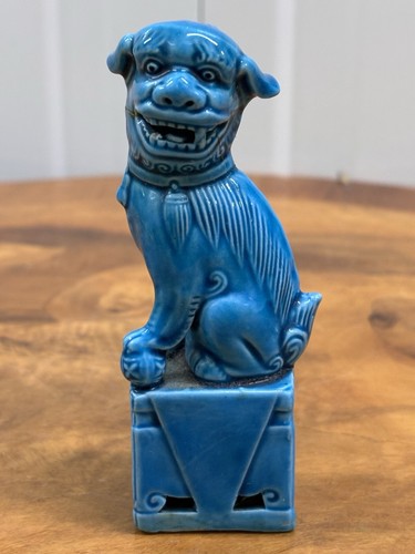 Vintage small blue - blue, dog