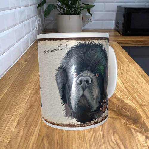 Newfoundland dog 11oz coffee - 11oz,