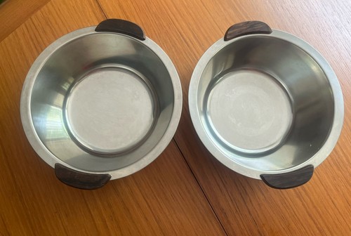 Mcm pair vintage - vintage, stainless