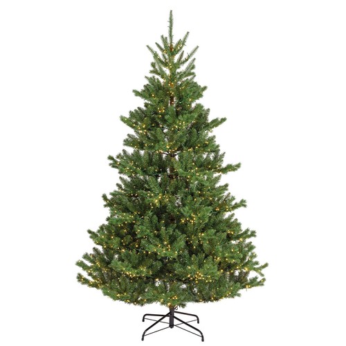 6ft everlands pre lit - pre-lit, alba