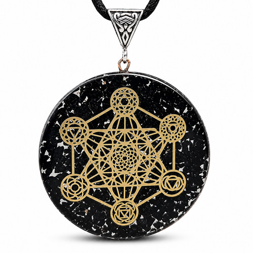 Orgone black tourmaline - black,