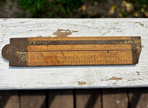 Stanley foldable ruler 1870s - ruler,