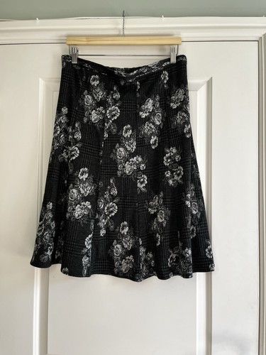 Bonmarche black grey floral - bonmarche,