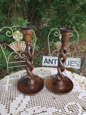 Antique English Oak Barley