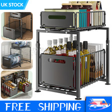 2 Tier Pull Out Basket Under
