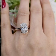 IGI 3CT Lab Grown Oval Diamond