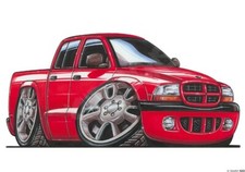 GMC PICKUP RED Koolart Cartoon