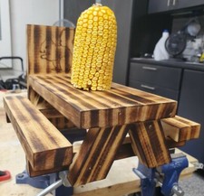 Handmade Squirrel Picnic Table
