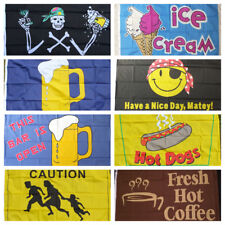 ICE CREAM 5x3 Flag van fayre