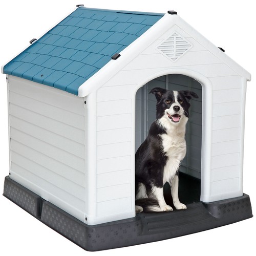 Large plastic dog house - plastic,
