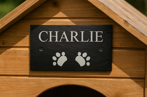 Personalised engraved dog - personalised,