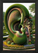 Ear Topiary Framed Wall Art