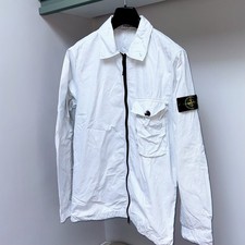 STONE ISLAND Full Zip Badge Overshirt/Jacket Medium ptp21” RRP £420