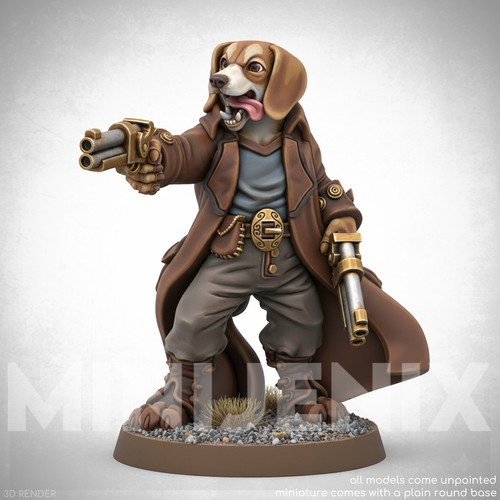 Pirate dog gunslinger - pirate,