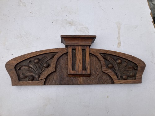 Small vintage carved oak - small, art