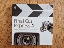 Genuine Apple Final Cut Express 4 HD - Video Editing Software OSX 10.4 UPGRADE