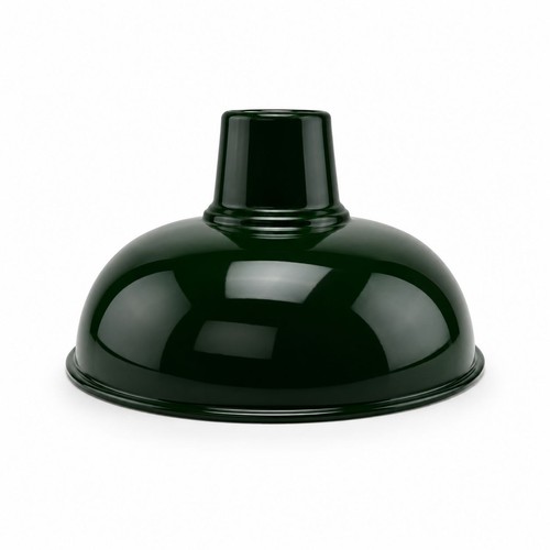 Green enamel shade with - enamel, 30mm