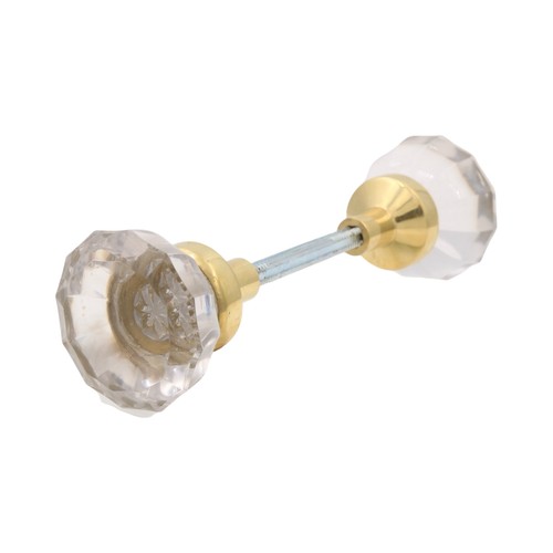 Clear crystal glass door - glass, knobs