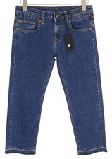R13 Boy Women Jeans 27 Straight Carlton Stretch Ankle Length Blue Denim RRP€495