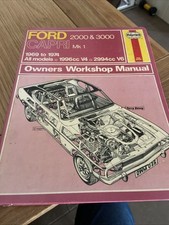 FORD CAPRI MK1 2000 3000 INCL