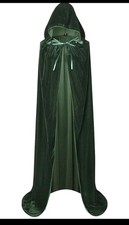 Txian Adult Velvet Cape Full Length Halloween Costumes Christmas Cape 59"