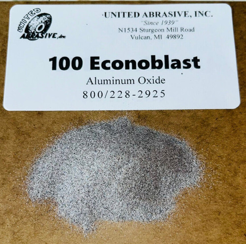 100 grit aluminum - 100, oxide