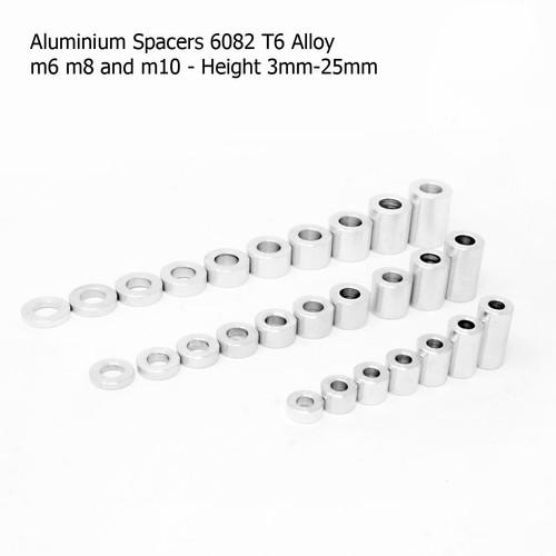 Aluminium stand off spacers - aluminium,