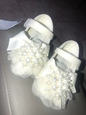 ivory flower girl shoes