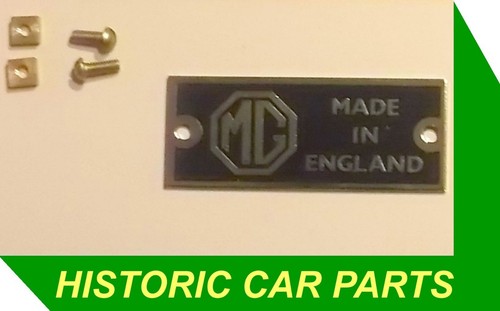 Metal body plate made - plate, "mg