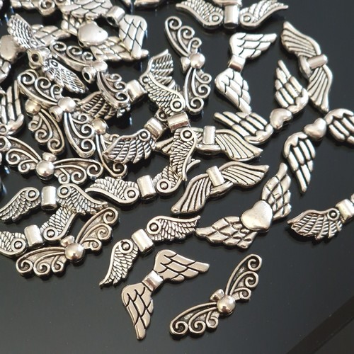 50x mixed tibetan - mixed, silver