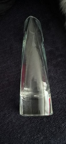 Clear glass bud vase - bud, 12"