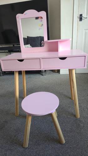 Pink kids vanity - kids, dressing