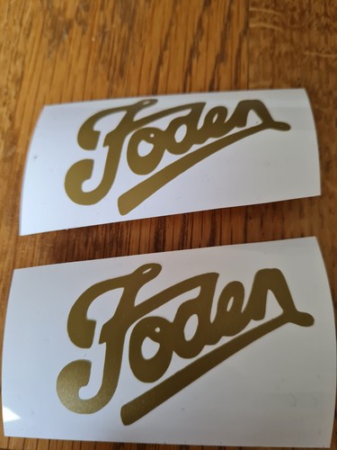 Foden gold vinyl - gold, decals