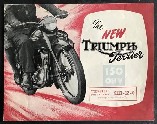 Triumph terrier 150 - 150, motorcycle