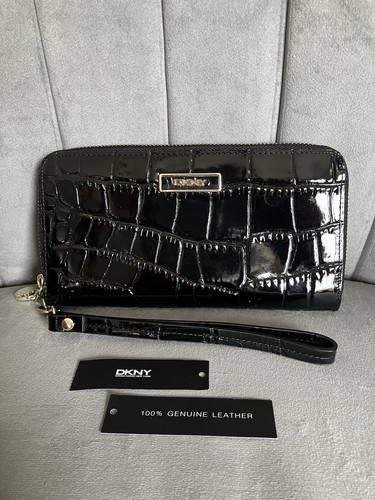 Dkny black patent leather - dkny,