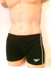 Mens Black SPEEDO Boxer